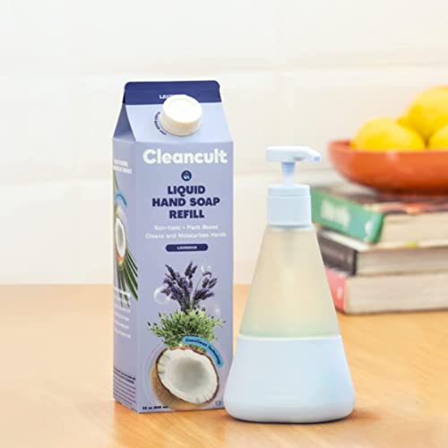Cleancult Liquid Hand Soap Refill, Lavender, 32oz, 3 Pack - Coconut-Derived H...