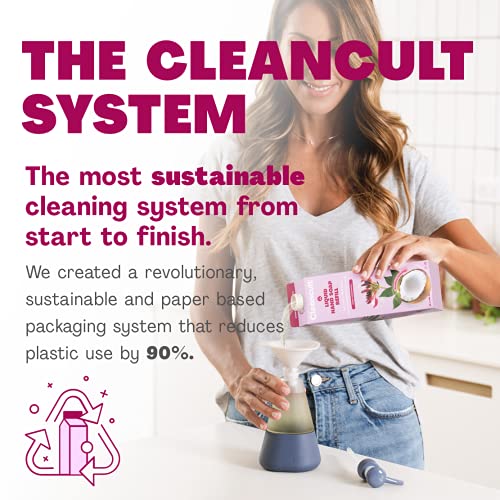 Cleancult Liquid Hand Soap Refill, Sweet Honeysuckle Scent, 32 oz, Cruelty Fr...