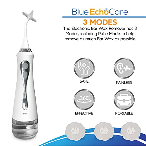 Cleanse Right – Electronic Ear Wax Removal Device- INCLUDES USA MADE EAR DROP...