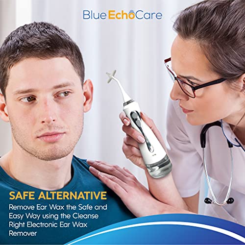 Cleanse Right – Electronic Ear Wax Removal Device- INCLUDES USA MADE EAR DROP...