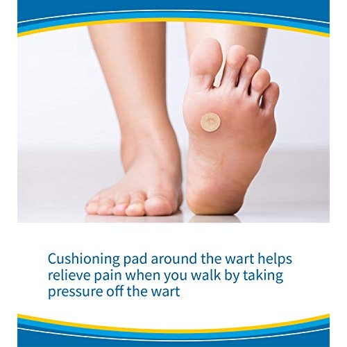 Dr. Scholl’s Clear Away Plantar Wart Remover for Feet, 24 Medicated Discs & 2...