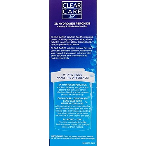Clear Care Cleaning & Disinfection Solution-12 oz, Twin Value Pack