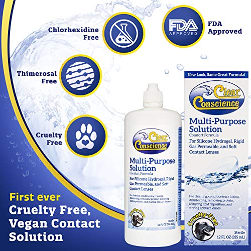 Clear Conscience, Contact Lens Solution, 12 Fl Oz