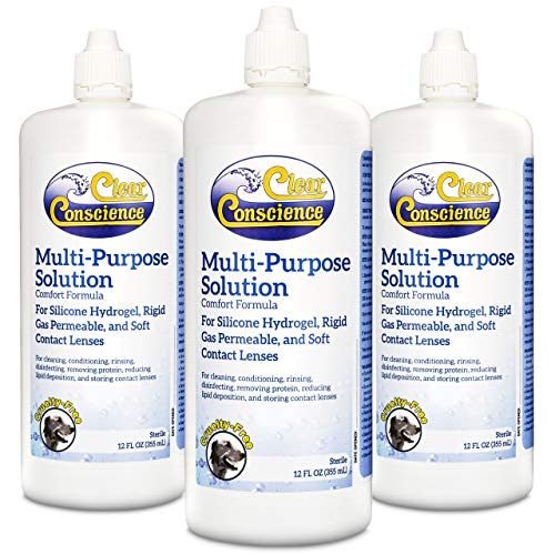 Clear Conscience Contact Lens Solution, Contact Solution & Saline Solution fo...