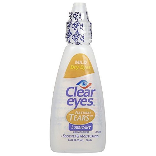 Clear Eyes Mild Dry Eyes Natural Tears Eye Drops-0.5 oz