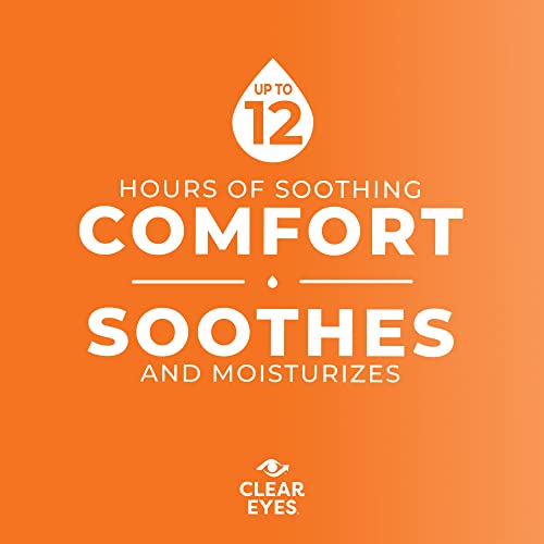 Clear Eyes Natural Tears Lubricant Eye Drops | Soothes and Moisturizes| 0.5 O...