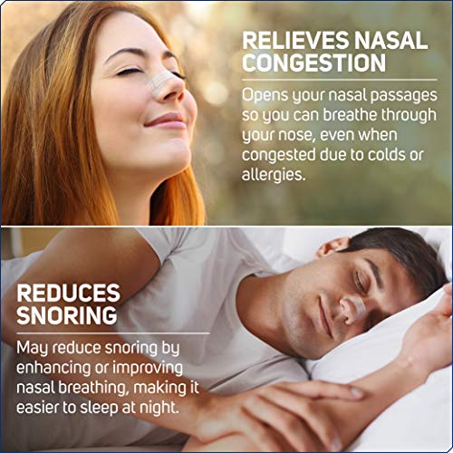 Clear Passage Nasal Strips Extra Strength, Tan, 50 Count | Works Instantly to...