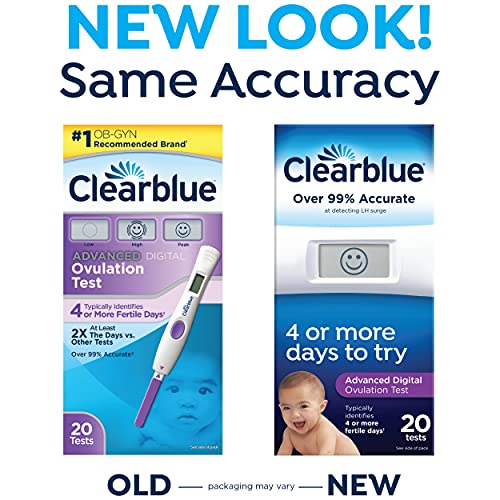 Clearblue Advanced Digital Ovulation Test, Predictor Kit, featuring Advanced ...