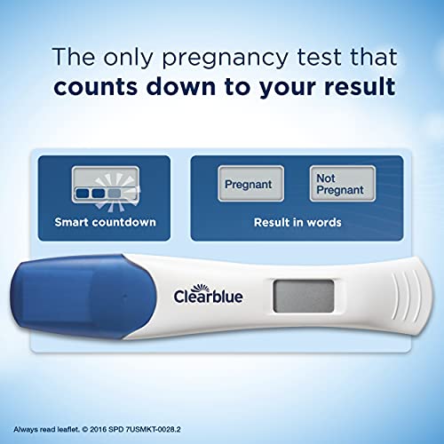 Clearblue Digital Pregnancy Test with Smart Countdown, 2 Count