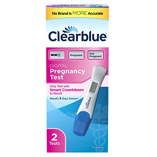 Clearblue Digital Pregnancy Test with Smart Countdown, 2 Count