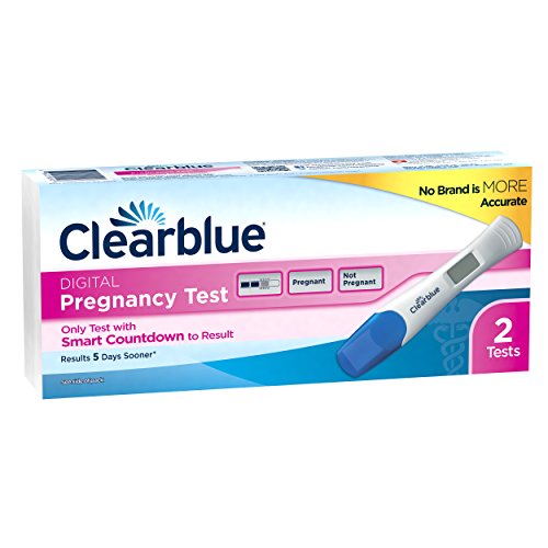Clearblue Digital Pregnancy Test with Smart Countdown, 2 Count