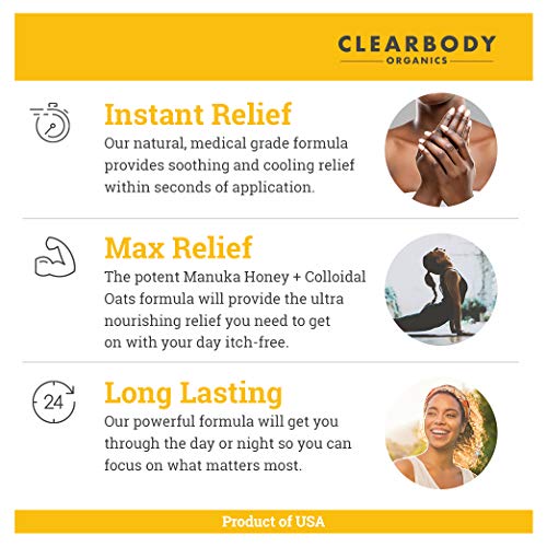 Eczema Psoriasis Cream for Dry Itchy Cracked Irritated Skin- Manuka Honey & C...