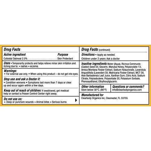 Eczema Psoriasis Cream for Dry Itchy Cracked Irritated Skin- Manuka Honey & C...