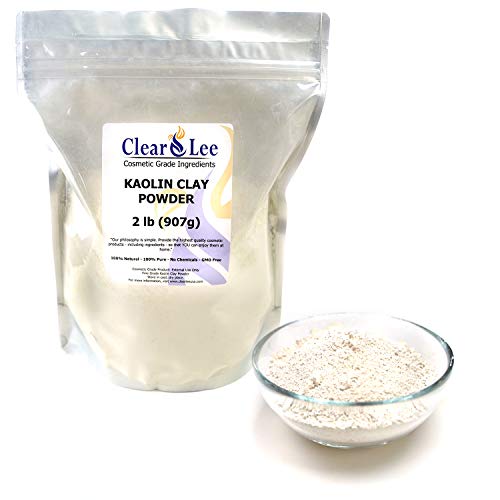 ClearLee Kaolin Clay Cosmetic Grade Powder - 100% Pure Natural Powder - Great...