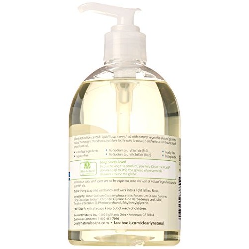 Essentials by Clearly Natural Glycerin Liquid Hand Soap, Unscented, 12-Fluid ...