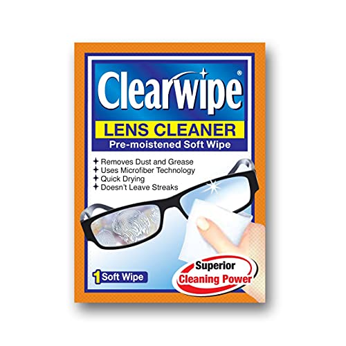 ClearWipe Microfiber Wipes, White, 40 Count