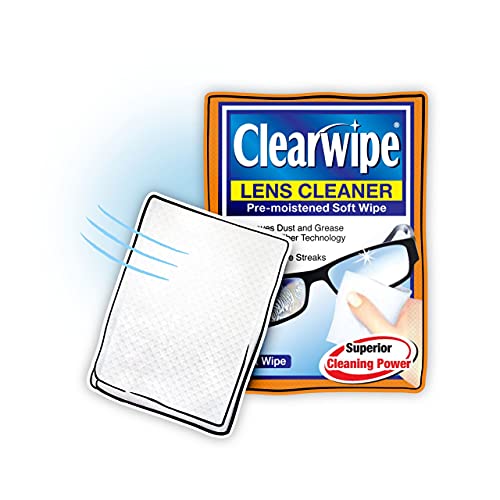 ClearWipe Microfiber Wipes, White, 40 Count