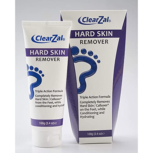 ClearZal Foot Cream For Hard Skin, Helps Calluses and Corn Removal While Leav...