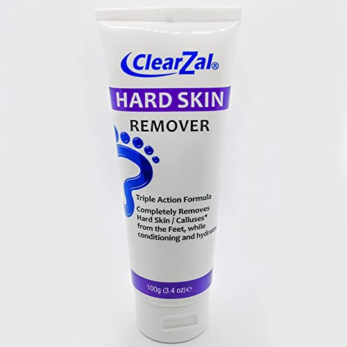 ClearZal Foot Cream For Hard Skin, Helps Calluses and Corn Removal While Leav...