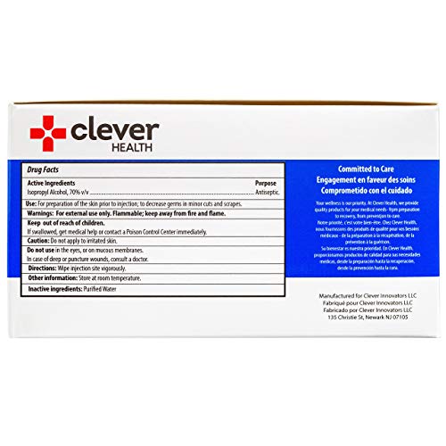 Alcohol Prep Pads | Medium 2-Ply - 200 Alcohol Wipes, individually wrapped Co...