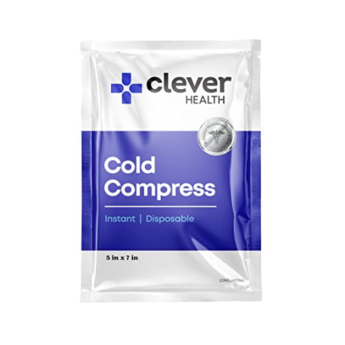 Instant Cold Pack | Disposable Ice Packs 5x7 Inches, 24 Pack.