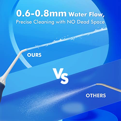 Water Flosser for Teeth Cordless, 8 Jet Tips and 3 Modes Portable Dental Clea...