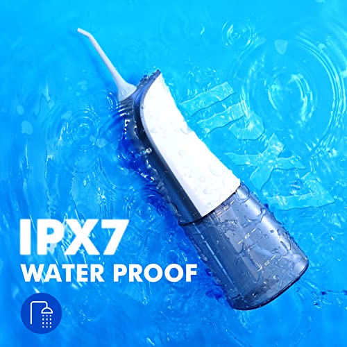 Water Flosser for Teeth Cordless, 8 Jet Tips and 3 Modes Portable Dental Clea...