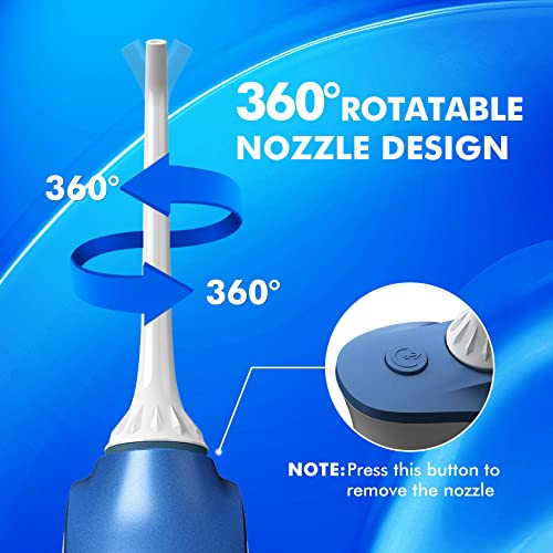 Water Flosser for Teeth Cordless, 8 Jet Tips and 3 Modes Portable Dental Clea...