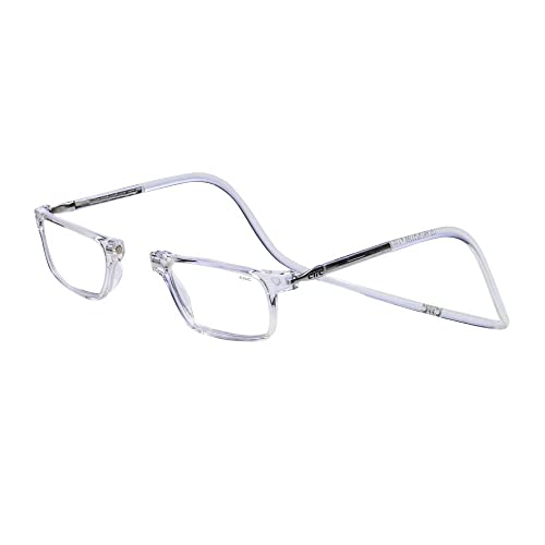 CliC Magnetic Reading Glasses, Computer Readers, Replaceable Lens, Adjustable...