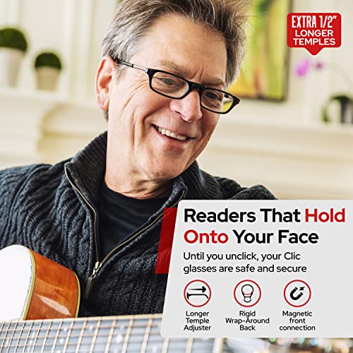 CliC Original Long Black +2.00 Readers