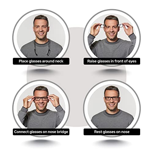 CliC Original Long Black +2.00 Readers