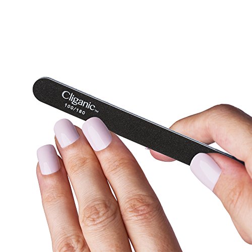 12 Pack Nail File Set: 180/240 Grit | Professional Emery Boards for Natural, ...
