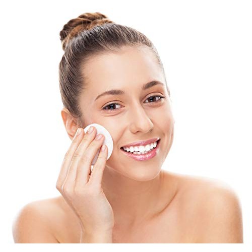 Cliganic Premium Cotton Rounds for Face (300 Count) - Makeup Remover Pads, Hy...