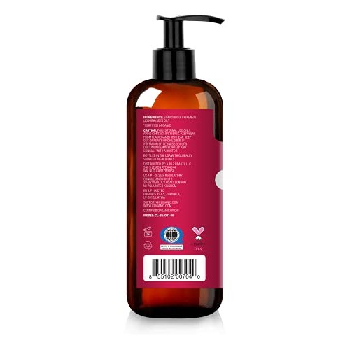 USDA Organic Jojoba Oil 16 oz with Pump, 100% Pure | Bulk, Natural Cold Press...