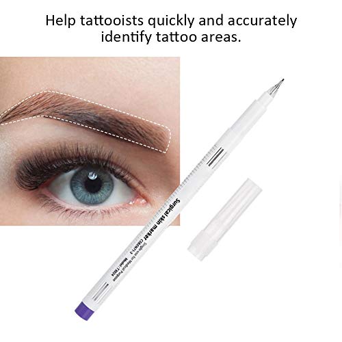 Tattoo Marker Pen,Professional Waterproof Microblading Tattoo Lip,Semi-perman...
