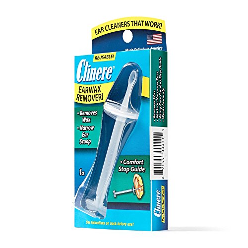 Clinere Ear Cleaner Earwax Remover Reusable Tool with Comfort Guide, Narrow E...