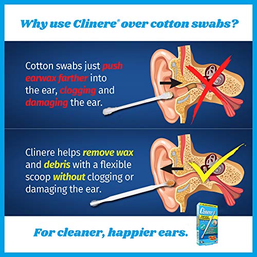 Clinere® Ear Cleaners Club Value Pack, 36 Count Earwax Remover Tool Safely an...