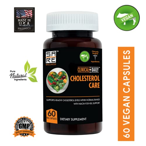 CLINICAL DAILY Vegan Cholesterol Lowering Supplements for High Blood Pressure...
