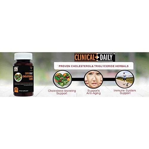 CLINICAL DAILY Vegan Cholesterol Lowering Supplements for High Blood Pressure...