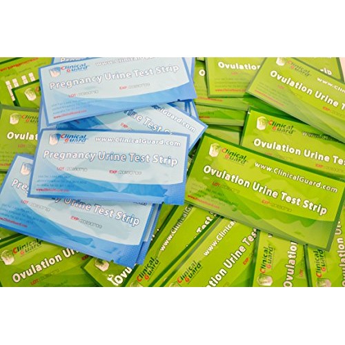 ClinicalGuard 40 Ovulation Test Strips & 10 Pregnancy Test Strips Combo