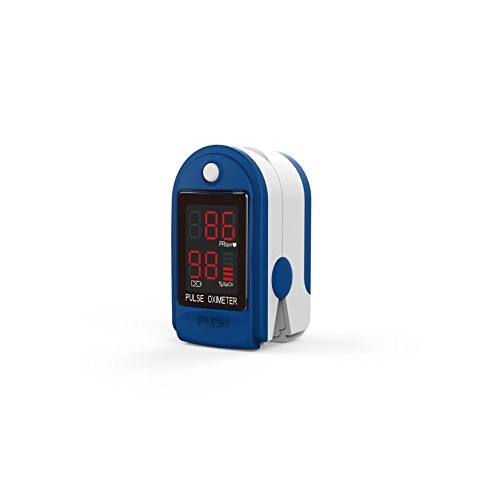 ClinicalGuard CMS-50DL Fingertip Pulse Oximeter Blood Oxygen Saturation and H...