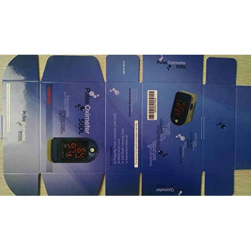 ClinicalGuard CMS-50DL Fingertip Pulse Oximeter Blood Oxygen Saturation and H...