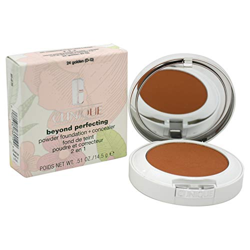 Clinique #24 Beyond Women's Perfecting Powder Foundation + Concealer, Golden,...