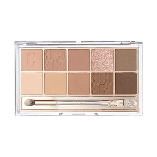 CLIO Pro Eye Shadow Palette | Matte, Shimmer, Glitter, Pearls, Highly Pigment...