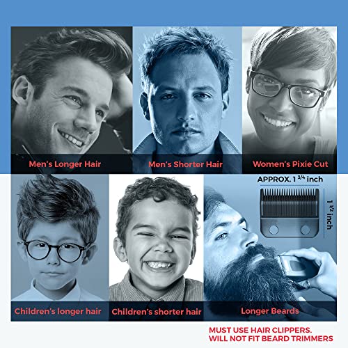 Clipquik Premium XL Clipper Guards, Strong & Sturdy 2.5 inch, 2.25", 2", 1.75...