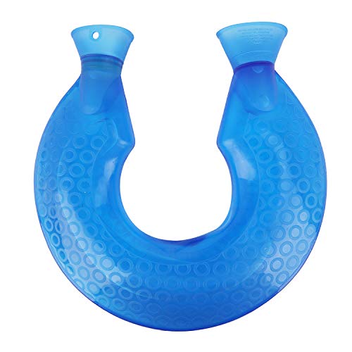 Hot Water Bottle PVC Hot Cold Water Bottle Bag U Shaped Heating Pads Pain Rel...