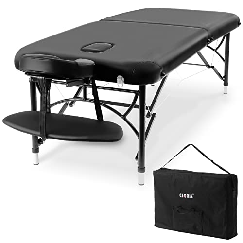 CLORIS 84" Professional Massage Table Portable 2 Folding Lightweight Facial S...
