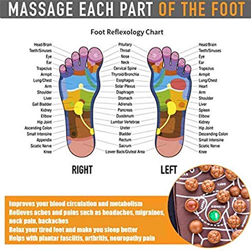 CLORIS Reflexology Foot Massagers Acupressure Massage Slippers for Men Wome, ...