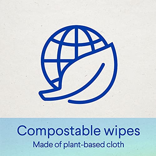 Clorox Compostable Cleaning Wipes - All Purpose Wipes - Simply Lemon, 75 Coun...