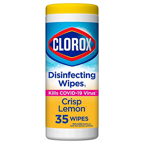 Clorox Disinfecting Wipes, Bleach Free Cleaning Wipes - Crisp Lemon, 35 Count